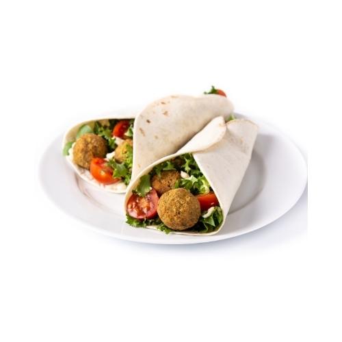 Falafel 6 Pcs with Pitta and Salad