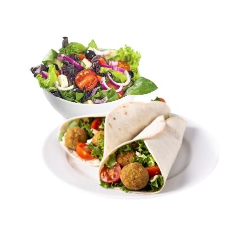 Falafel Wrap with Salad