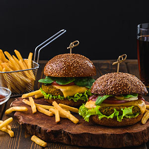 Veggie Burger Meal